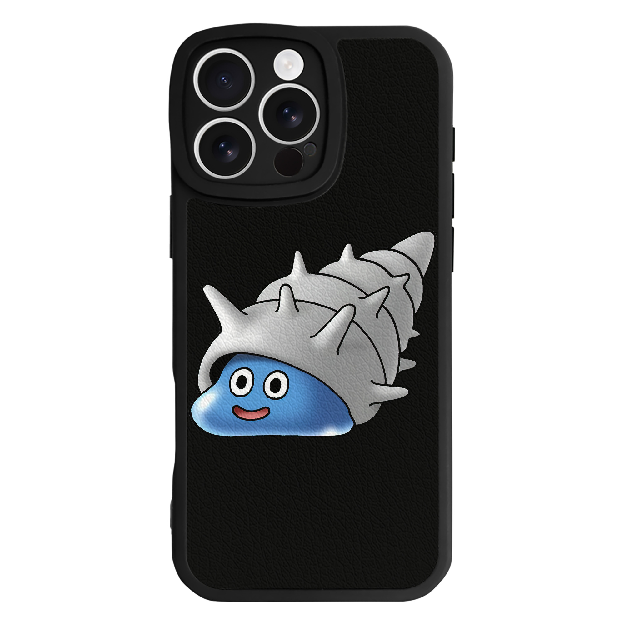 （画像用） ドラゴンクエスト Doragon Kuesuto Dragon Quest 【iPhone 16シリーズ対応】シリコンスマホケース（レザー調） 材質：シリコン